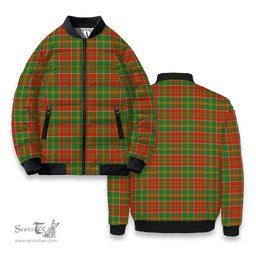 ScotsTee Shop Scottish Donald of Kingsburgh Ancient Tartan Bomber Puffer Jacket