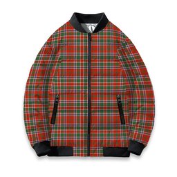 ScotsTee Shop Scottish Donald of Lochmaddy Ancient Tartan Bomber Puffer Jacket