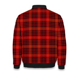 ScotsTee Shop Scottish Donald of Ardnamurchan Modern Tartan Bomber Puffer Jacket