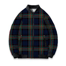 ScotsTee Shop Scottish Fletcher of Dunans Modern Tartan Bomber Puffer Jacket