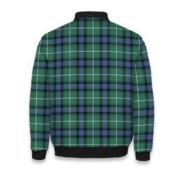 ScotsTee Shop Scottish Donald of the Isles Hunting Ancient Tartan Bomber Puffer Jacket
