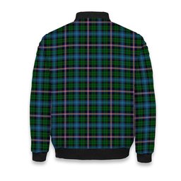 ScotsTee Shop Scottish Gemmell Tartan Bomber Puffer Jacket