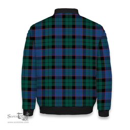 ScotsTee Shop Scottish Fergusson of Balquhidder Modern Tartan Bomber Puffer Jacket