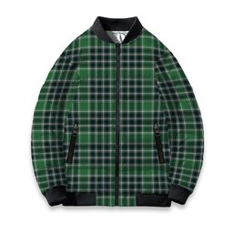 ScotsTee Shop Scottish McDonald Lord of the Isles Hunting Modern Tartan Bomber Puffer Jacket