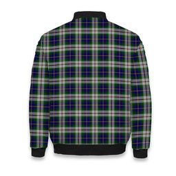 ScotsTee Shop Scottish MacLeod Of Californian Tartan Bomber Puffer Jacket
