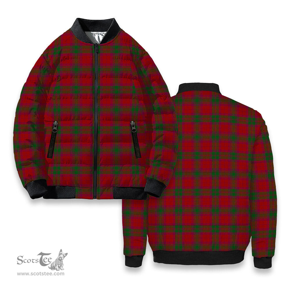ScotsTee Shop Scottish McNab Modern Tartan Bomber Puffer Jacket