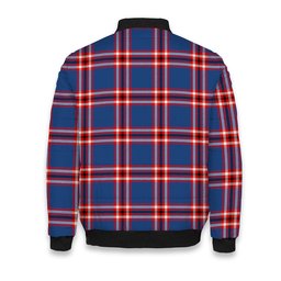 ScotsTee Shop Scottish Laing of Archiestown Modern Tartan Bomber Puffer Jacket