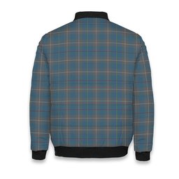 ScotsTee Shop Scottish McKerrell of Hillhouse Dress Tartan Bomber Puffer Jacket