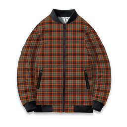 ScotsTee Shop Scottish Innes Ancient Tartan Bomber Puffer Jacket