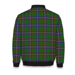 ScotsTee Shop Scottish Strange of Balkaskie SC Tartan Bomber Puffer Jacket