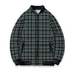 ScotsTee Shop Scottish Ogilvie of Inverarity – VS 1 Tartan Bomber Puffer Jacket