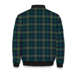 ScotsTee Shop Scottish Hunter of Hunterston Modern Tartan Bomber Puffer Jacket