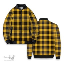 ScotsTee Shop Scottish MacLeod of Lewis Ancient SC Tartan Bomber Puffer Jacket