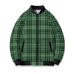 ScotsTee Shop Scottish MacDonald Lord of the Isles Hunting SC Tartan Bomber Puffer Jacket