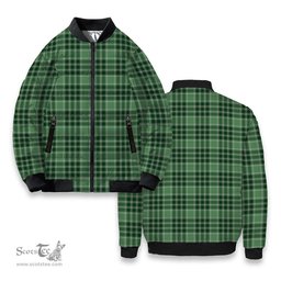 ScotsTee Shop Scottish MacDonald Lord of the Isles Hunting SC Tartan Bomber Puffer Jacket