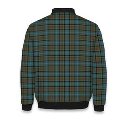ScotsTee Shop Scottish Paisley Tartan Bomber Puffer Jacket