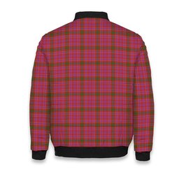 ScotsTee Shop Scottish Lumsden of Clova Ancient Tartan Bomber Puffer Jacket