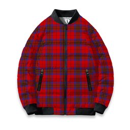 ScotsTee Shop Scottish Leslie Modern Tartan Bomber Puffer Jacket