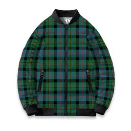 ScotsTee Shop Scottish McCallum Ancient Tartan Bomber Puffer Jacket