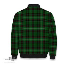 ScotsTee Shop Scottish McAuley of Lewis Tartan Bomber Puffer Jacket