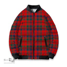 ScotsTee Shop Scottish Lumsden of Kintore Modern Tartan Bomber Puffer Jacket