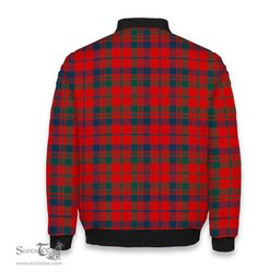 ScotsTee Shop Scottish Lumsden of Kintore Modern Tartan Bomber Puffer Jacket