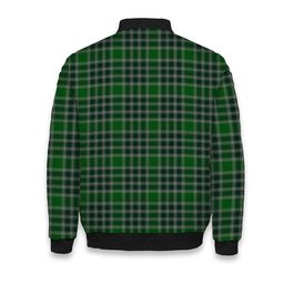 ScotsTee Shop Scottish McDonald Lord of the Isles Hunting Tartan Bomber Puffer Jacket