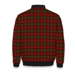 ScotsTee Shop Scottish Stewart of Ardshiel Tartan Bomber Puffer Jacket