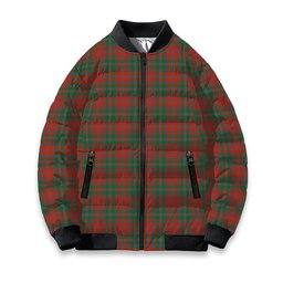 ScotsTee Shop Scottish Stewart of Appin Ancient Clan Tartan Bomber Puffer Jacket