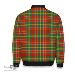 ScotsTee Shop Scottish MacDonald of Kingsburgh Modern Tartan Bomber Puffer Jacket