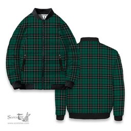 ScotsTee Shop Scottish McLean of Duart Hunting Modern Tartan Bomber Puffer Jacket