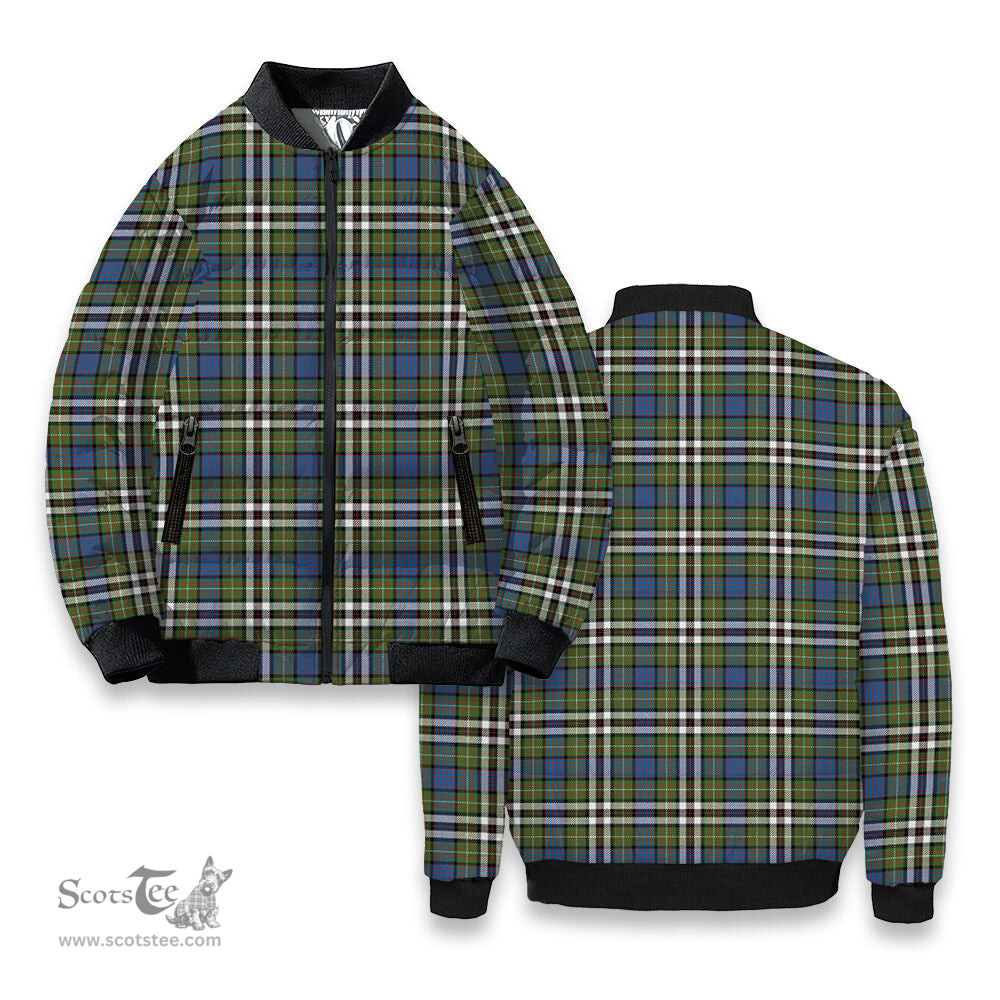 ScotsTee Shop Scottish McDonell of Glengarry Dress Ancient Tartan Bomber Puffer Jacket