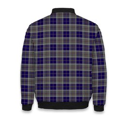 ScotsTee Shop Scottish Hanna of Stirlingshire Tartan Bomber Puffer Jacket