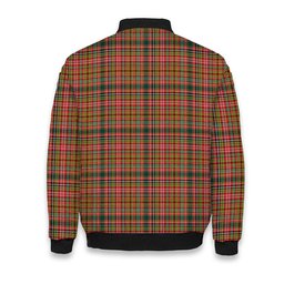 ScotsTee Shop Scottish Ogilvie (Ogilvy) of Strathallan Modern Tartan Bomber Puffer Jacket