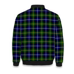 ScotsTee Shop Scottish McNeil of Barra Modern Tartan Bomber Puffer Jacket