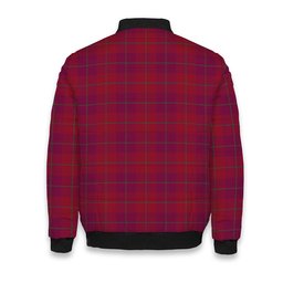 ScotsTee Shop Scottish Stirling of Keir Modern Tartan Bomber Puffer Jacket