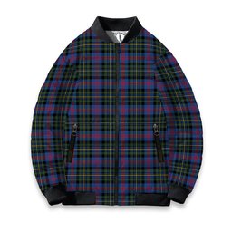 ScotsTee Shop Scottish McCallum of Berwick Modern Tartan Bomber Puffer Jacket