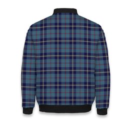 ScotsTee Shop Scottish McRae of America Tartan Bomber Puffer Jacket