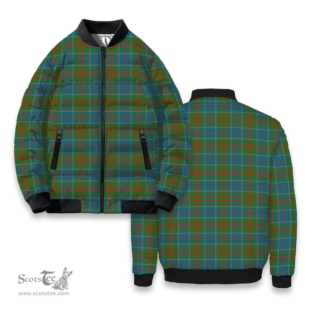 ScotsTee Shop Scottish Stewart of Appin Hunting Ancient Clan Tartan Bomber Puffer Jacket