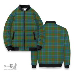 ScotsTee Shop Scottish Stewart of Appin Hunting Ancient Clan Tartan Bomber Puffer Jacket