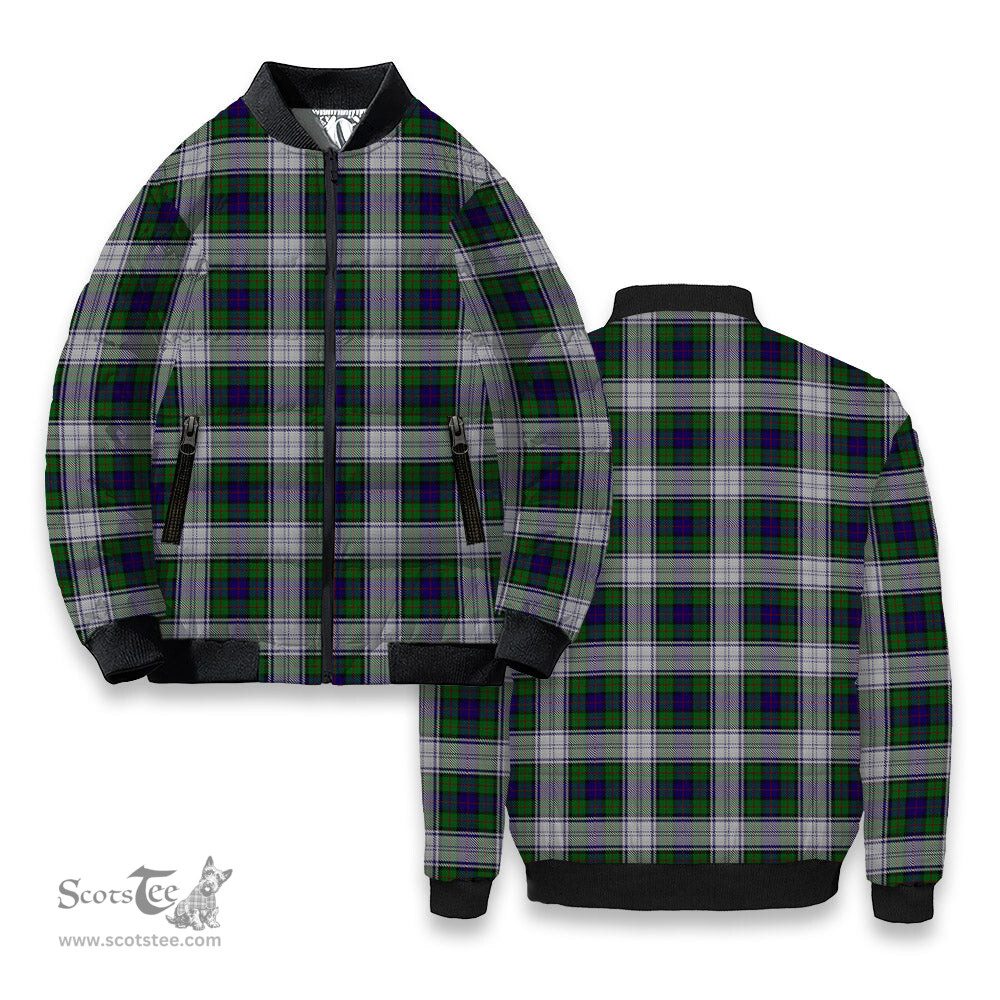 ScotsTee Shop Scottish Murray of Atholl Dress Tartan Bomber Puffer Jacket