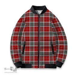 ScotsTee Shop Scottish MacLean of Duart Dress 2 Tartan Bomber Puffer Jacket