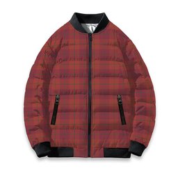 ScotsTee Shop Scottish Stirling of Keir Ancient Tartan Bomber Puffer Jacket