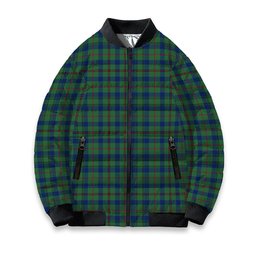 ScotsTee Shop Scottish Moncreiffe of Atholl Modern Tartan Bomber Puffer Jacket