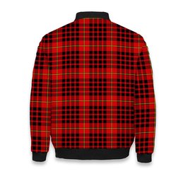 ScotsTee Shop Scottish MacDonald of Ardnamurchan Modern Tartan Bomber Puffer Jacket