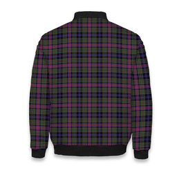 ScotsTee Shop Scottish Graham of Airth Modern Tartan Bomber Puffer Jacket