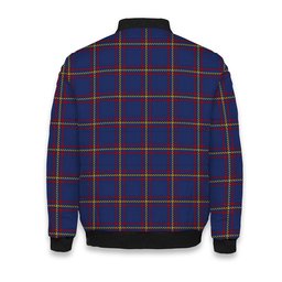 ScotsTee Shop Scottish MacLaine of Lochbuie Tartan Bomber Puffer Jacket