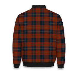 ScotsTee Shop Scottish Maclaine of Lochbuie Auld Sett Tartan Bomber Puffer Jacket