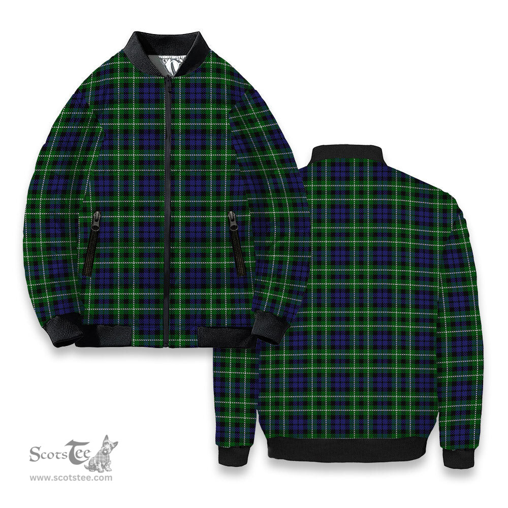 ScotsTee Shop Scottish Graham of Montrose 2 Tartan Bomber Puffer Jacket
