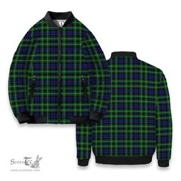 ScotsTee Shop Scottish Graham of Montrose 2 Tartan Bomber Puffer Jacket
